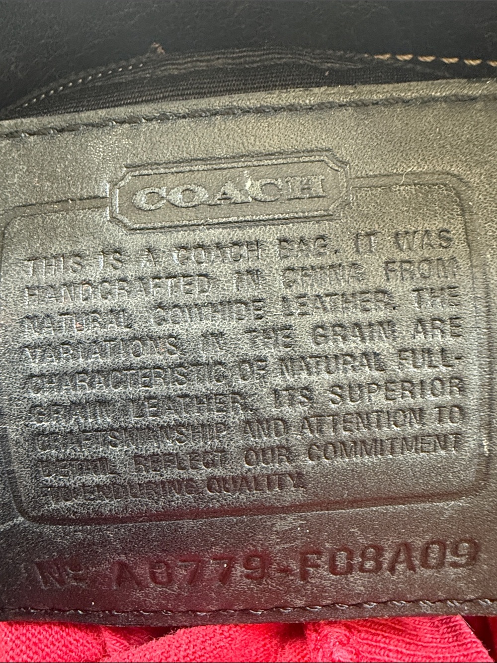 COACH Soho, leather double pocket satchel/tote, preowned black, and silver - Picture 3 of 11